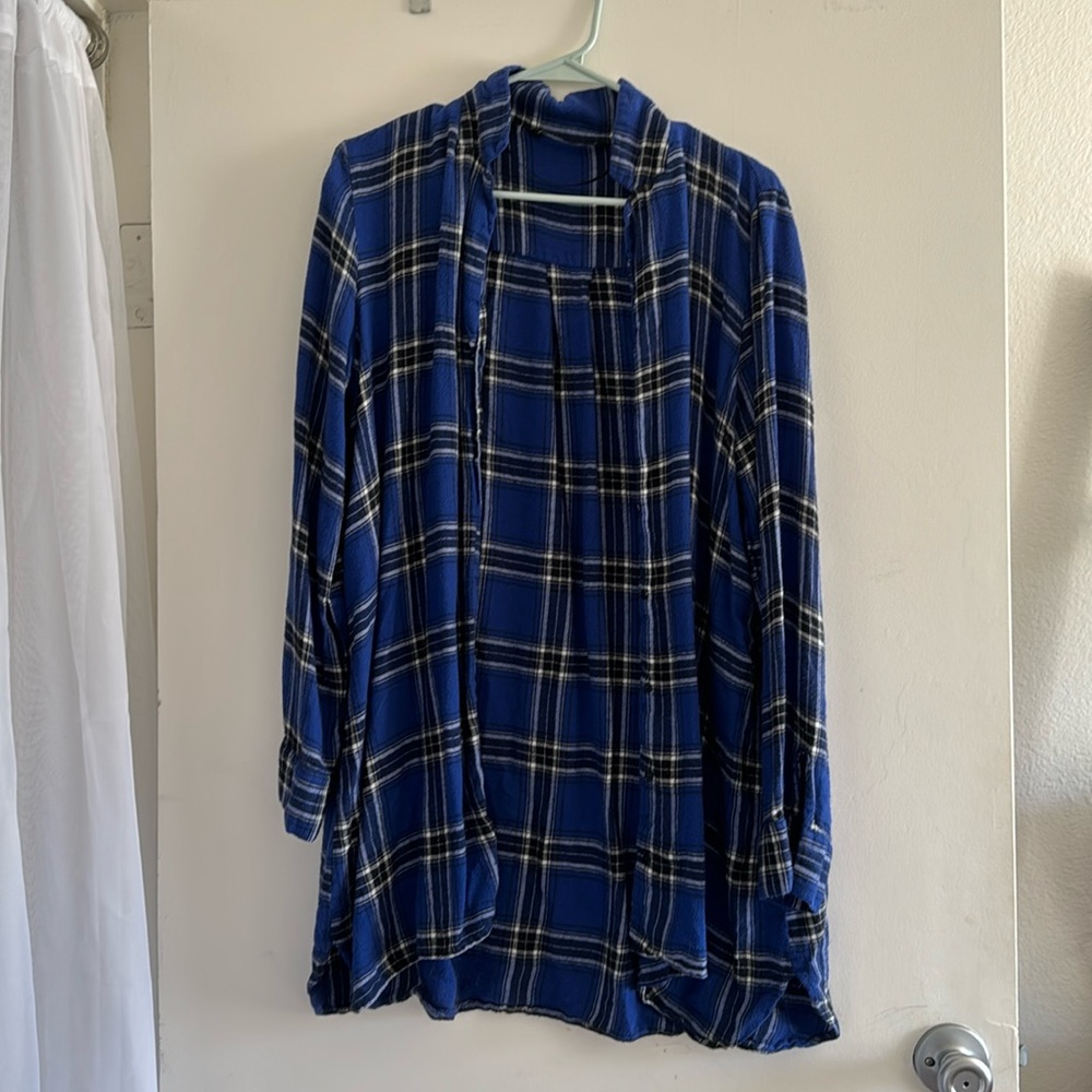 Zara flannel top